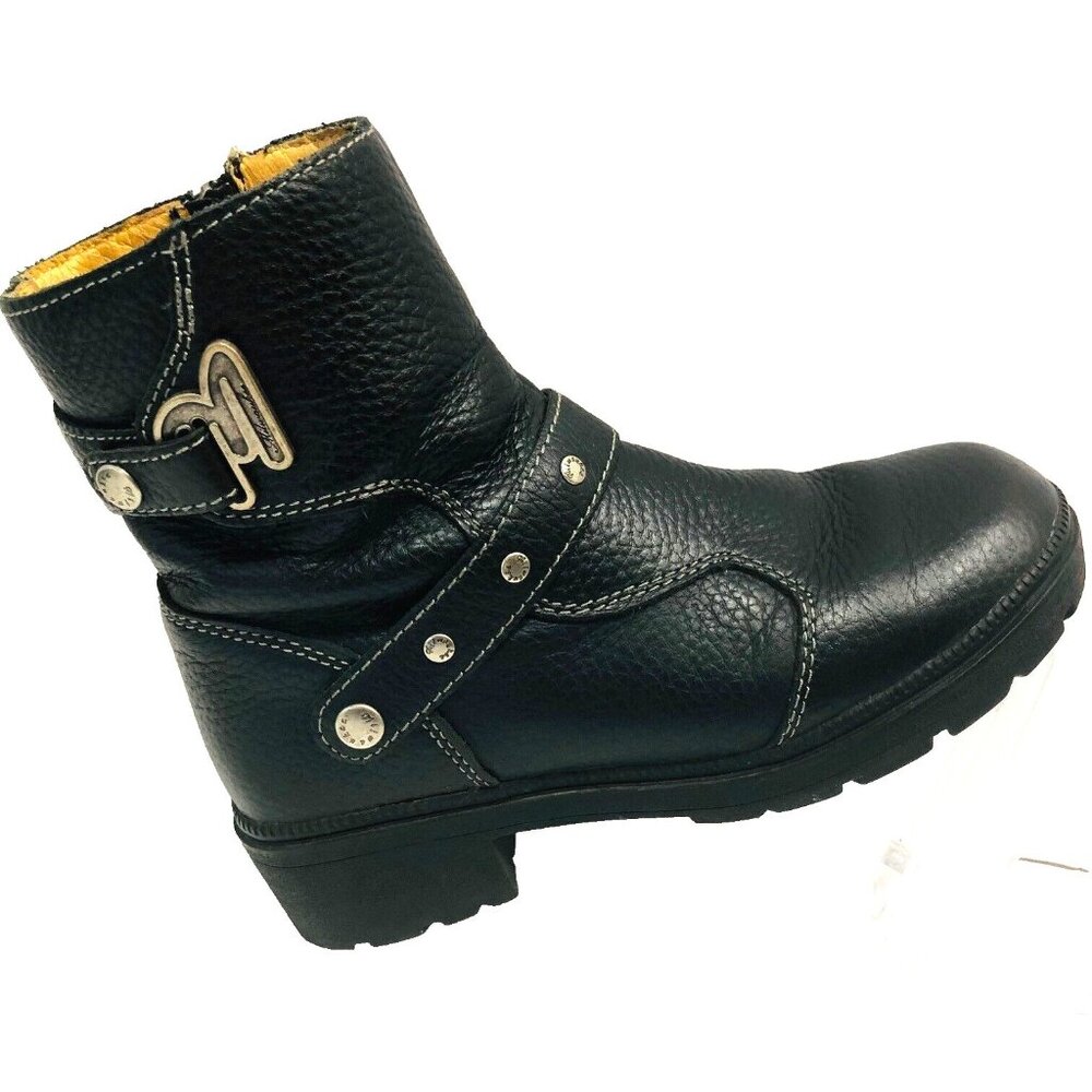 Motorcycle Leather Boots Milwaukee‎ Clothing Delusion Women 8C  Moto Goth Grunge
